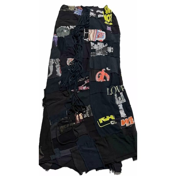 The Unbranded Brand Dresses & Skirts - Womens Sustainable Patchwork Long Skirt *32w x 42L* Reworked Craftcore Earthcore
